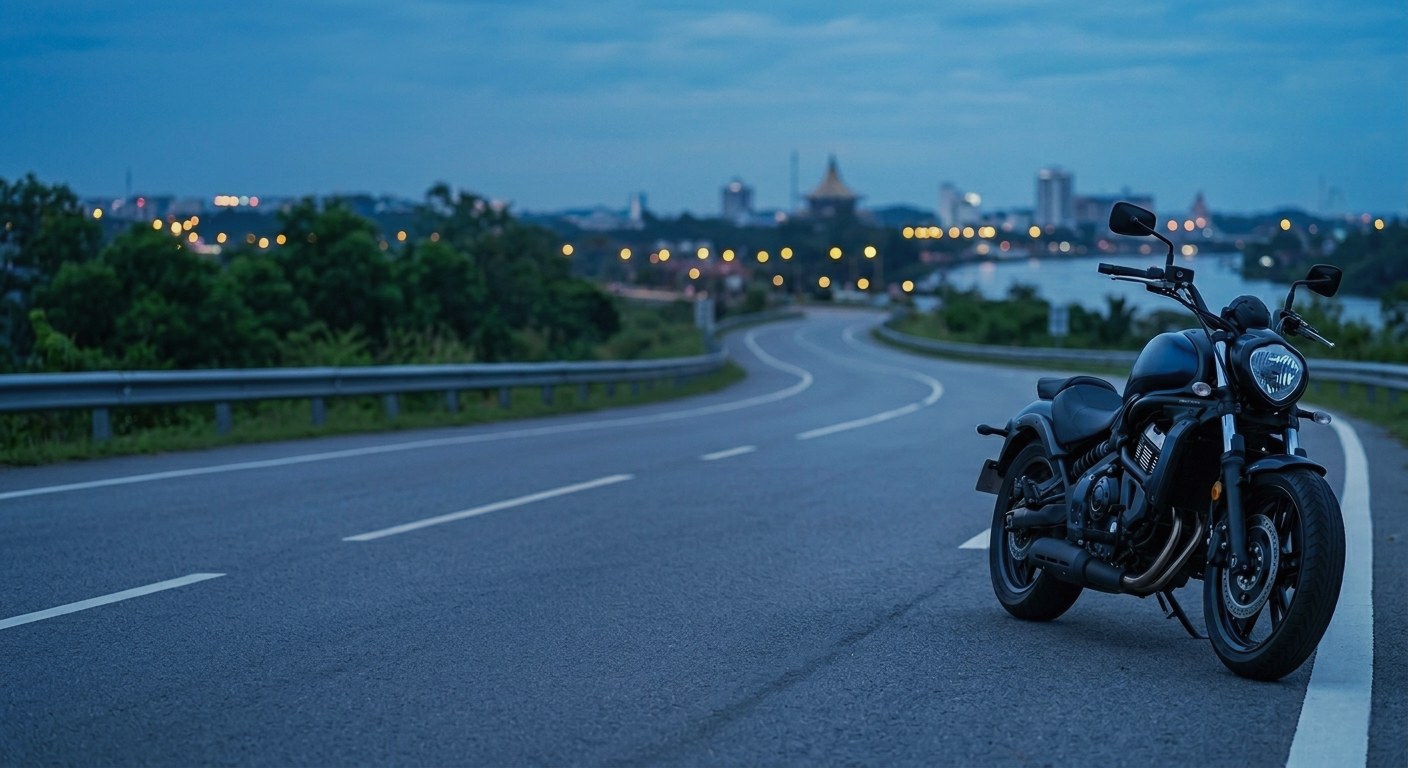 First Class Urban Motorcycle Background